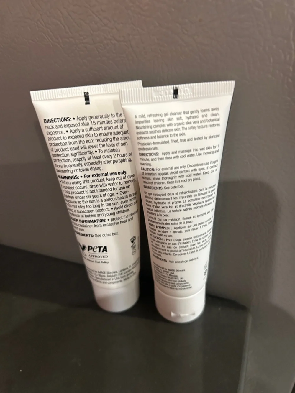 Image Skincare Set - Facial Cleanser and Clear Solar Gel SPF 30